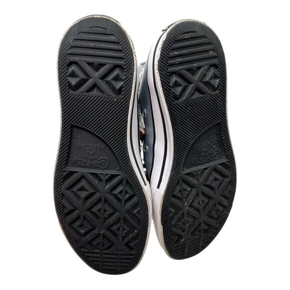 Converse Chuck Taylor All Star Metallic Size 5.5 Canvas Womens Granite - Picture 8 of 10